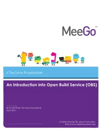 An Introduction Into Open Build Service (OBS)