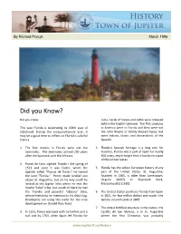 Did You Know…?
