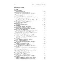 Index, JAAVSO Volume 28, 2000 210 AAVSO Headquarters Chart
