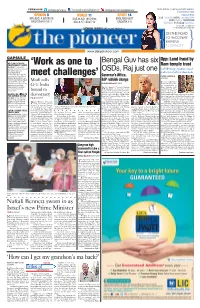 Lucknow While Former SP MLA and For-     !  the Need for Open and Democ- to the Uttar Pradesh (UP) Governor