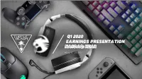 Q1 2020 Earnings Presentation