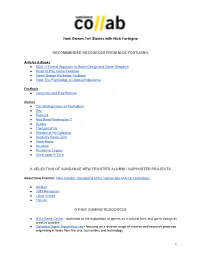 Recommended Resources from Fortugno