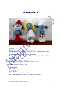 Smurf Pattern