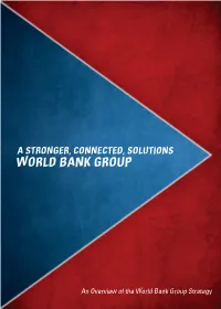 An Overview of the World Bank Group Strategy an Overview of the World Bank Group Strategy