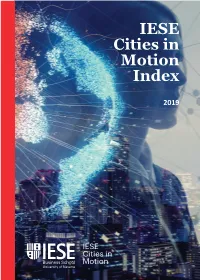 IESE Cities in Motion Index