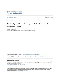 An Analysis of Policy Change on the Rogue River, Oregon