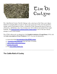 Complete Cattle Raid of Cooley, Irish and English