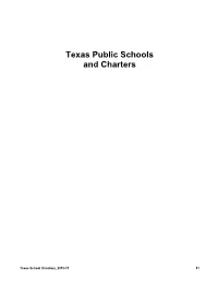 Texas Public Schools and Charters