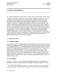 3. Project Description March 5, 2003 Page 3-1
