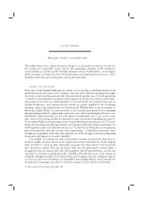 Projective Geometry