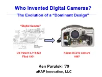 Kodak DC210 Camera Filed 1971 1997