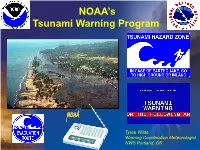 NOAA's Tsunami Warning Program