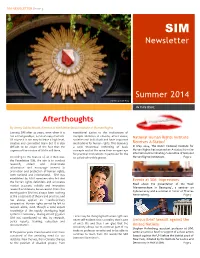 SIM Newsletter 5