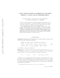 A Fast Modulo Primes Algorithm for Searching Perfect Cuboids and Its