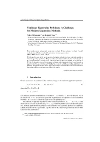 Nonlinear Eigenvalue Problems: a Challenge for Modern Eigenvalue Methods