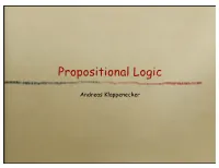 Propositional Logic