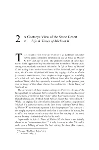 A Goatseye View of the Stone Desert Life & Times of Michael K