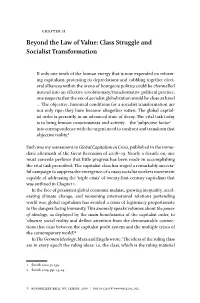 Beyond the Law of Value: Class Struggle and Socialisttransformation