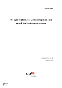 Complejo Pseudomonas Syringae