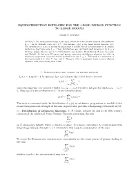 EQUIDISTRIBUTION ESTIMATES for the K-FOLD DIVISOR FUNCTION to LARGE MODULI