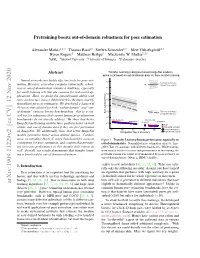 Pretraining Boosts Out-Of-Domain Robustness for Pose Estimation