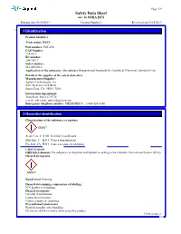 Safety Data Sheet Acc