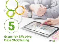 Steps for Effective Data Storytelling on Its Own, Data Can’T Do a Your Discoveries in a Way That Why Does Whole Lot for You