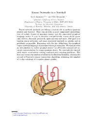 Tensor Networks in a Nutshell