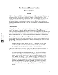 The Axiom and Laws of Motion