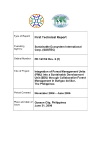 1St Technical Report 2006