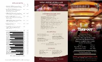 Take-Out Menu