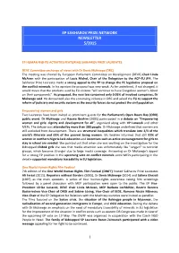 Ep Sakharov Prize Network Newsletter 5/2015