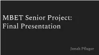 Final Presentation