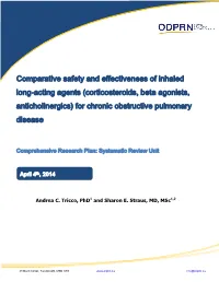 Lamas for COPD Systematic Review