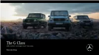 The G‑Class Effective from December 2020 Production