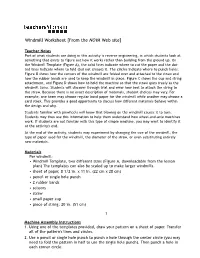 Windmill Worksheet [From the NOVA Web Site]