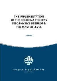 EPS Physics Bachelor Studies
