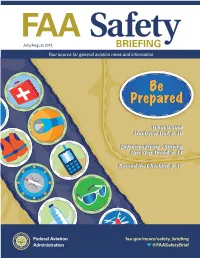 FAA Safety Briefing Magazine with the Cecil a Revised Sequence of VFR Arrival Pages, Revised IFR A