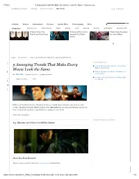 5 Annoying Trends That Make Every Movie Look the Same | Cracked.Com