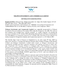 Information Memorandum