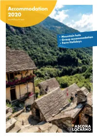 Accommodation 2020 Ascona-Locarno.Com
