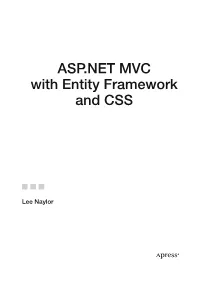 ASP.NET MVC with Entity Framework and CSS
