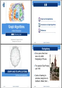 Graph Algorithms Graph Algorithms a Brief Introduction 3 References 高晓沨 ((( Xiaofeng Gao )))