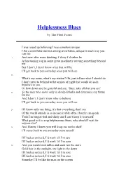 Helplessness Blues by the Fleet Foxes