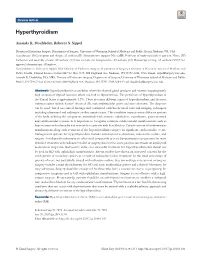 Hyperthyroidism
