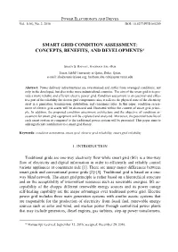 Smart Grid Condition Assessment: Concepts, Benefits, and Developments*