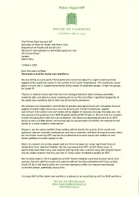 The Rt Hon Matt Hancock MP Secretary of State for Health And