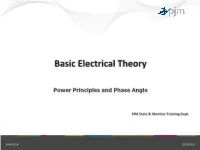 Alternating Current Principles