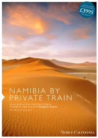 Namibia by Private Train