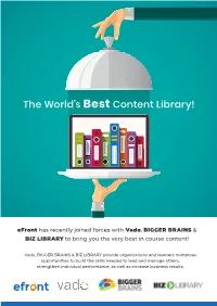 The World's Best Content Library!